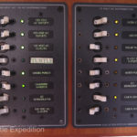At a glance we can tell which systems are being powered and which ones are off.